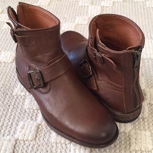 Frye Booties With Zipper!